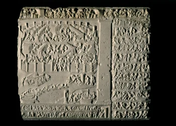 GREEK ART: Trojan War. Tabula Iliaca with reliefs of the Trojan cycle