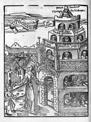 Liberal Arts: Grammar - in “Margarita Philosophica” by Gregor Reisch