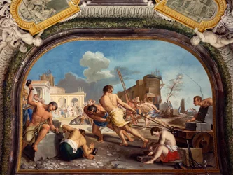 Foundation of Pesaro (detail)