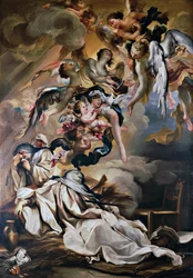 Death of St Scholastica