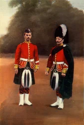 Private and Corporal of the Gordon Highlanders, 1900