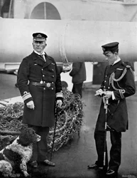 Rear-Admiral Arthur Alington and His Flag Lieutenant, William George Elmhirst Ruck-Keene, 1896