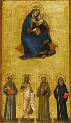 Madonna and Child with Saints, circa 1360