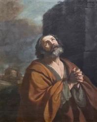 Saint Peter Crying