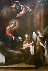 The Madonna with Fra Felice da Cantalice, the Infant Jesus and an Angel