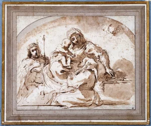 The Virgin and Child with Saint Louis and Saint Francis