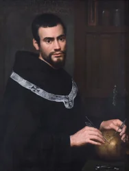 Portrait of a young monk