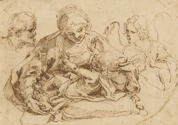 Holy Family with an Angel