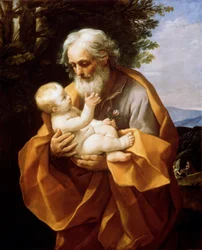 Saint Joseph with Infant Christ, 1620s.