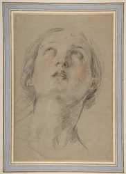 The Head of a Woman Looking Up (Judith)