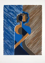 Woman Leaning On A Wall