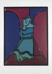 Woman Under Arches