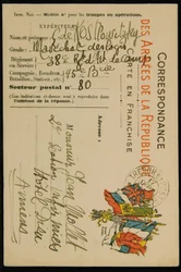 Autograph Postcard to Jean Mollet, Dated 16 September 1915