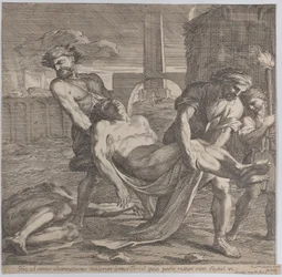 Abdon and Sennen Carrying the Early Christian Martyrs Off for Burial, 1650-60