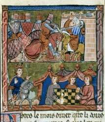 John II Comnene besieging Cesaree d Antioch