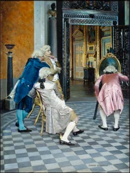 Art Connoisseurs in the Louvre