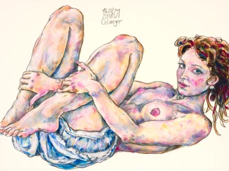 Reclining Nude, Expectation