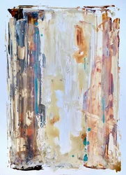 Earthy Teal Abstract