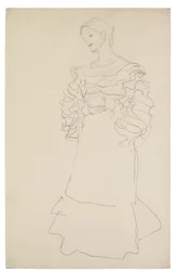 Portrait of Magda Mautner-Markhof Study