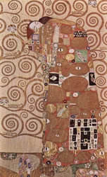 The Embrace - Design for the Wall Frieze in the Stoclet Palace in Brussels (detail)