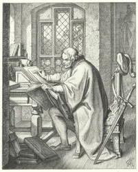 Martin Luther begins the translation of the Bible at Wartburg castle