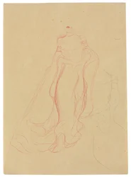 Costume Study with Hands Clasped Together