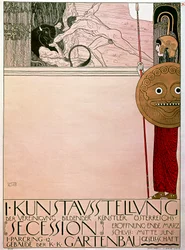 Poster for the first exhibition of the Secession (Theseus and Minotaur)