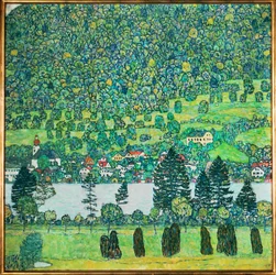 Slope in a Forest on Attersee-Lake