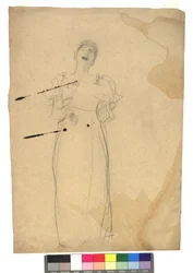 Study for a Standing Singer