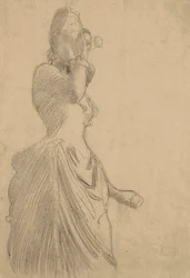 Woman with Binoculars, c.1888