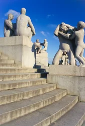 Norway, Oslo. Vigelandsparken. Sculptures by Gustav Vigeland (1869-1943)