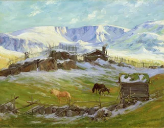 Morning sun over the mountain, Vaga