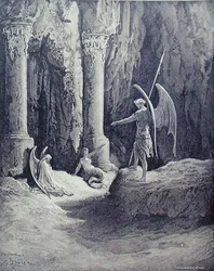 Satan at the Gates of Hell, from Book II of 