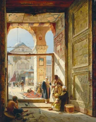The Gate of the Great Umayyad Mosque, Damascus