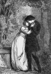 Cosette and Her Fiancé Marius - in 