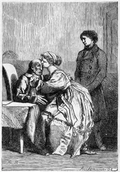 Marius and Cosette Visit Jean Valjean Sick