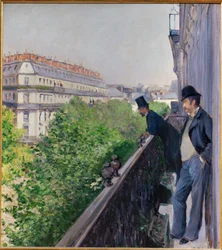 A Balcony above Boulevard Haussmann