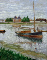Boat at Anchor on the Seine at Argenteuil
