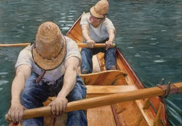 Boaters Rowing on the Yerres, 1877