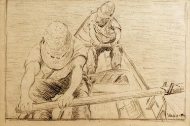 Rowers on the Yerres