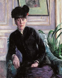 Portrait of a Young Woman in an Interior (Portrait of Mme H)