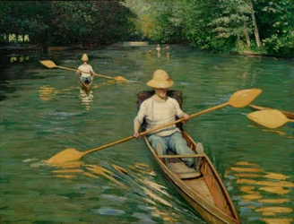 Skiffs on the Yerres