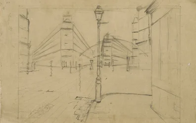 Study for Paris Street, Rainy Day