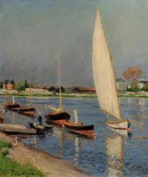 Sailboats on the Seine at Argenteuil