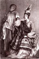 Signare, the Mulatto-French African Women in the City of Saint Louis, Senegal. 1861