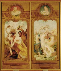 The Foyer de la Danse Has Four Murals by Boulanger Showing a Danse Bachique, Bacchanalia, and a Danse Champetre, a Country-Dance