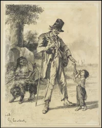 Alms from a Beggar at Ornans