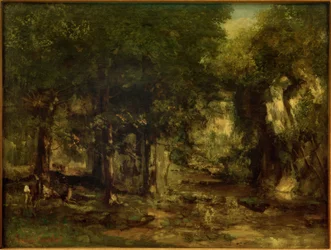 The Deer at the Stream of Plaisir-Fontaine