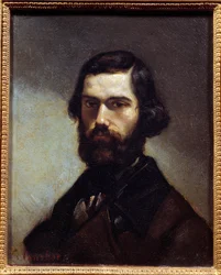Portrait of Jules Valles (1832-1885) writer, journalist and politician