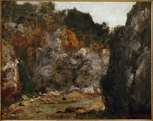 View of a Defile Gorge